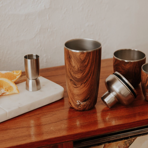 Shaker Set with Jigger - Teakwood