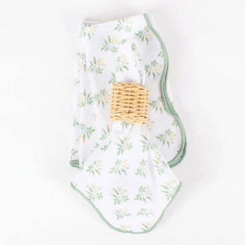 Garden Buds Scalloped Dinner Napkin