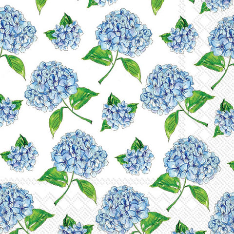 Paper Cocktail Napkins - Hydrangea
