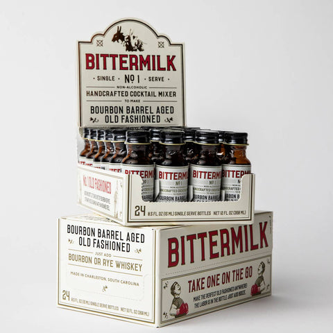 Single Serve Bourbon Barrel Aged Old Fashioned Bottles