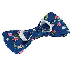 Pet Bow Tie - Blue Floral