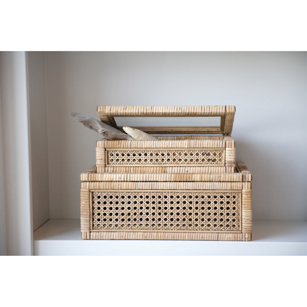 Display Boxes with Glass Lids, 2 sizes